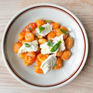 gnocchi e mozzarella pomodoro