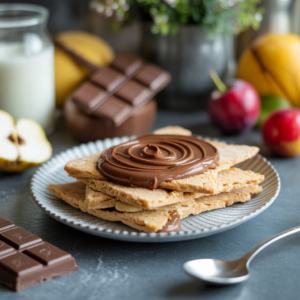 nutella, ore, cioccolato bianco e fruitti rossi