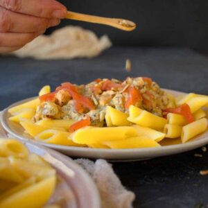 garganelli al salmone